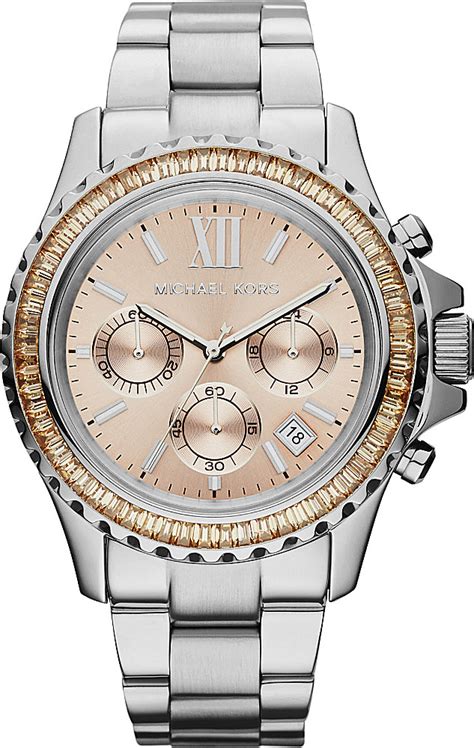 michael kors everest mens watch|michael kors everest silver.